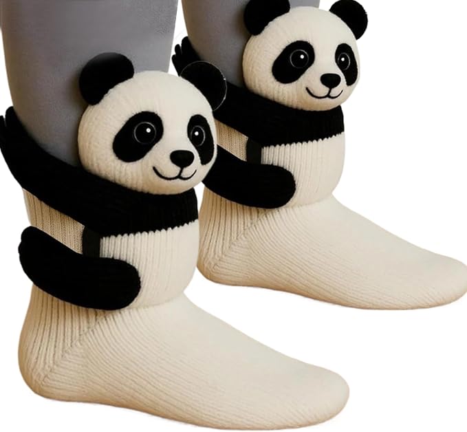 Panda Cozy Hand Knitted Socks™