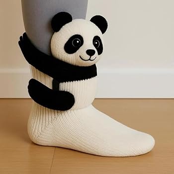 Panda Cozy Hand Knitted Socks™