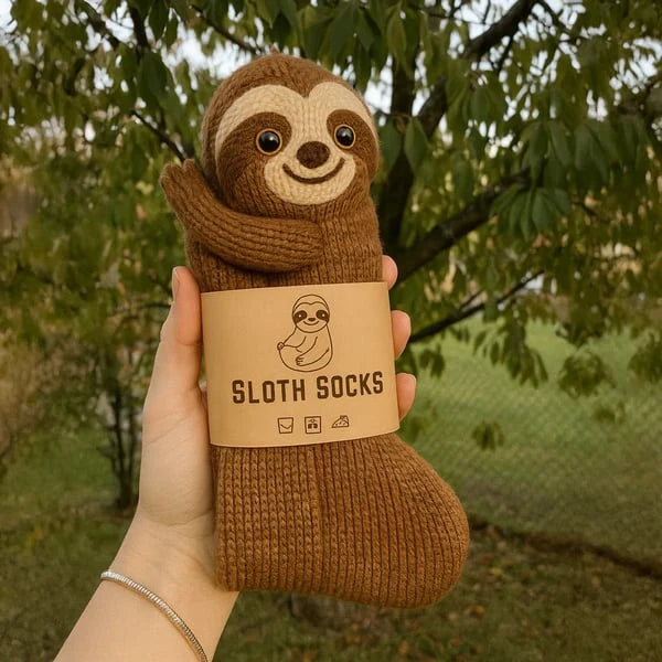 Cozy Sloth Hand Knitted Socks™