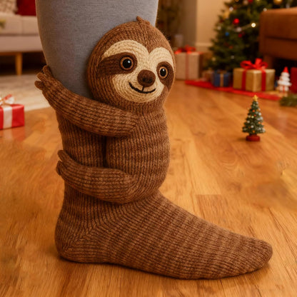 Cozy Sloth Hand Knitted Socks™