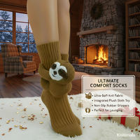 Cozy Sloth Hand Knitted Socks™
