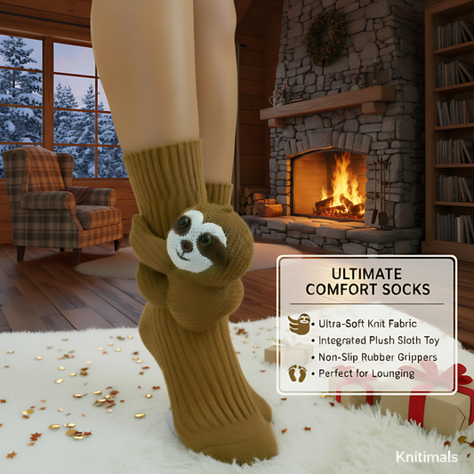 Cozy Sloth Hand Knitted Socks™