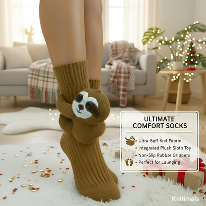 Cozy Sloth Hand Knitted Socks™