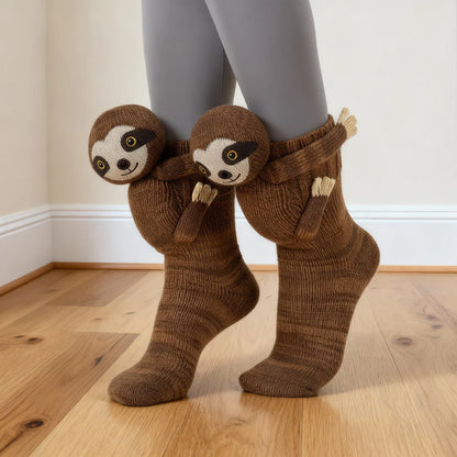 Cozy Sloth Hand Knitted Socks™