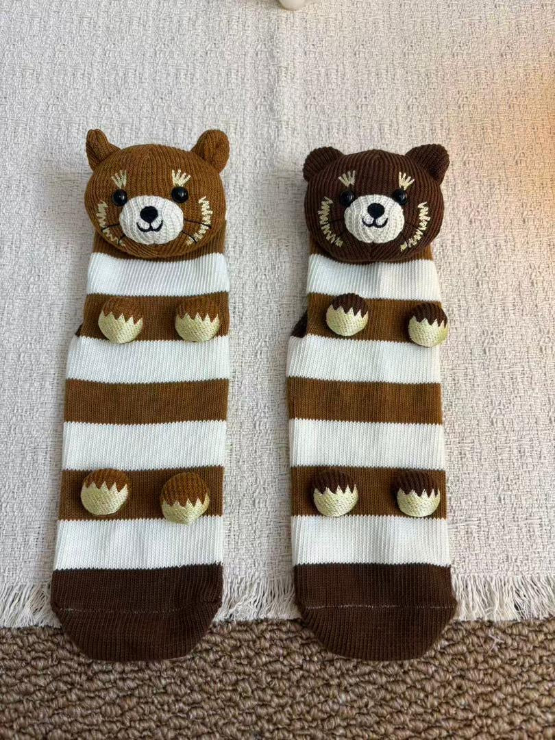 Cozy Racoon Hand Knitted Socks™