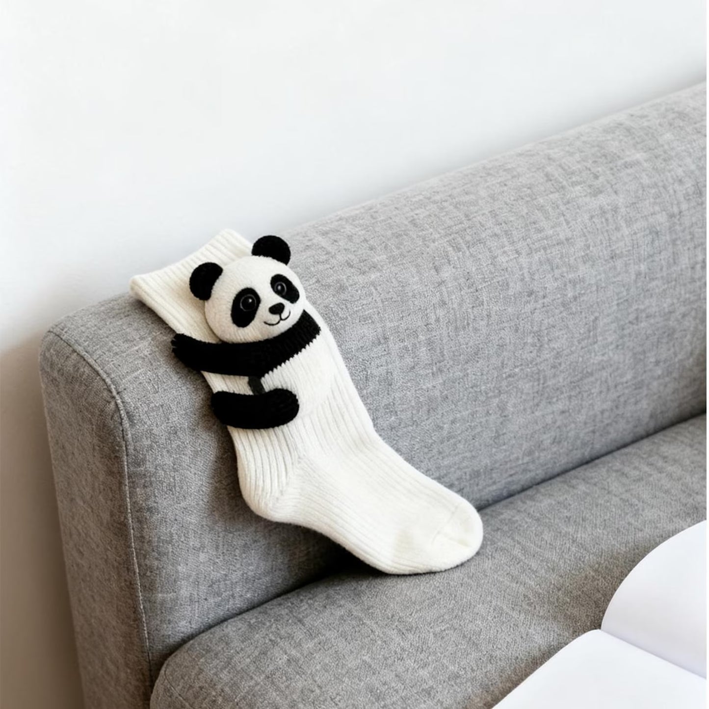 Panda Cozy Hand Knitted Socks™